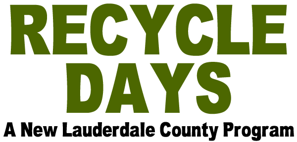 Recycle Days – Lauderdale County